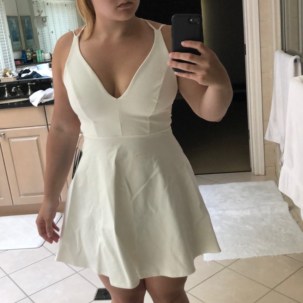 White dress from Lulus